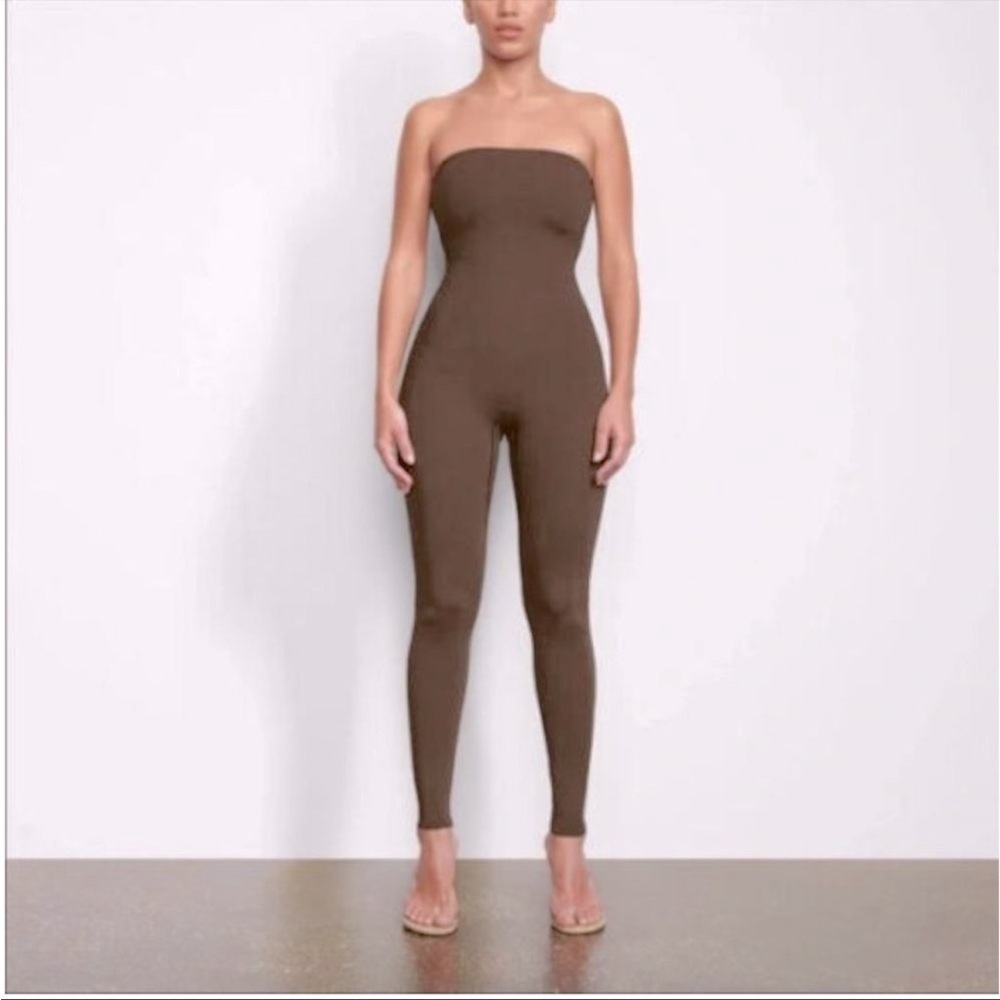 Skims strapless umber jumpsuit “all in one” style size 2X